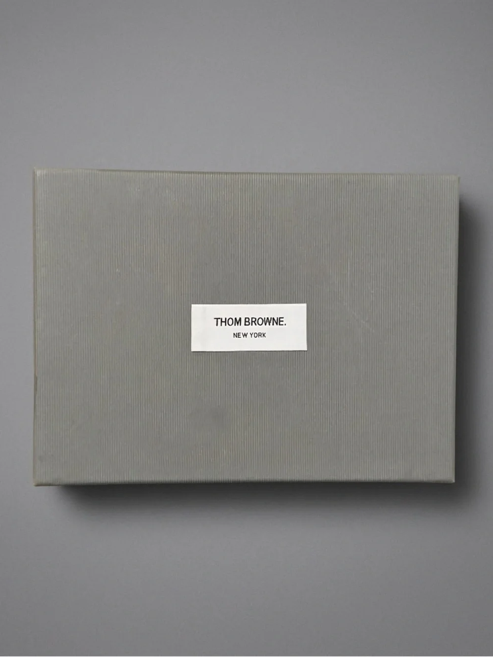Thom Browne Black Pebbled Leather Notebook